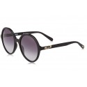 Love Moschino sunglasses round model 004 color black woman