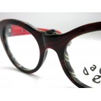 Dada-E eyeglasses frame mod. Nora col. 09 made in Italy hand made woman