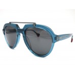 Dada-E sunglasses mod. Jimi col. 05 petroleum blue trasp. unisex, made in Itay, hand made