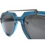 Dada-E sunglasses mod. Jimi col. 05 petroleum blue trasp. unisex, made in Itay, hand made