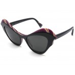 Dada-E sunglasses mod. Wamp col. 02 black woman, made in Itay, hand made