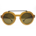 Dada - E sunglasses Mod. Eric round color brown handmade in italy