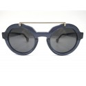 Dada - E sunglasses Mod. Eric round color trasparent blue handmade in italy