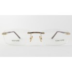 Tom Ford TF 5080 montatura unisex con aste in legno Made in Italy