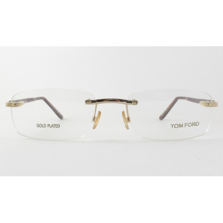 Tom Ford TF 5080 montatura unisex con aste in legno Made in Italy